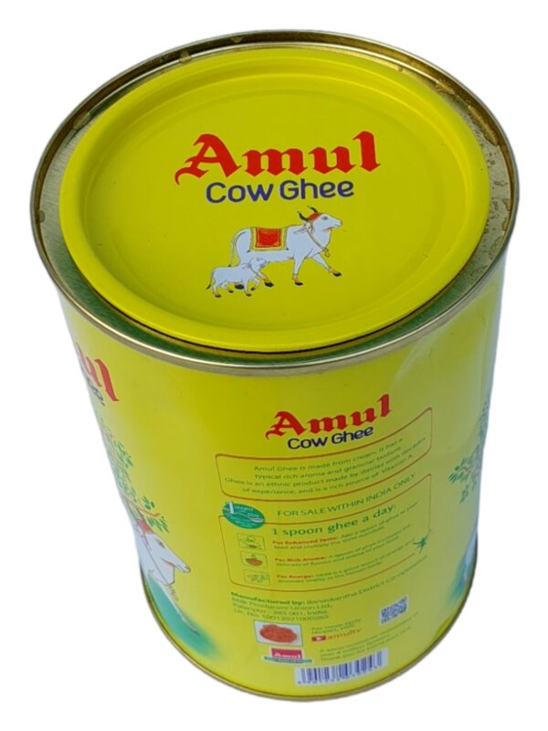 AMUL COW GHEE 1 LTR TIN – swadeshitrading